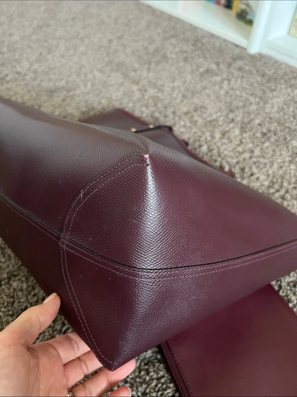 Leather tote bag, Coach Reversible City Tote